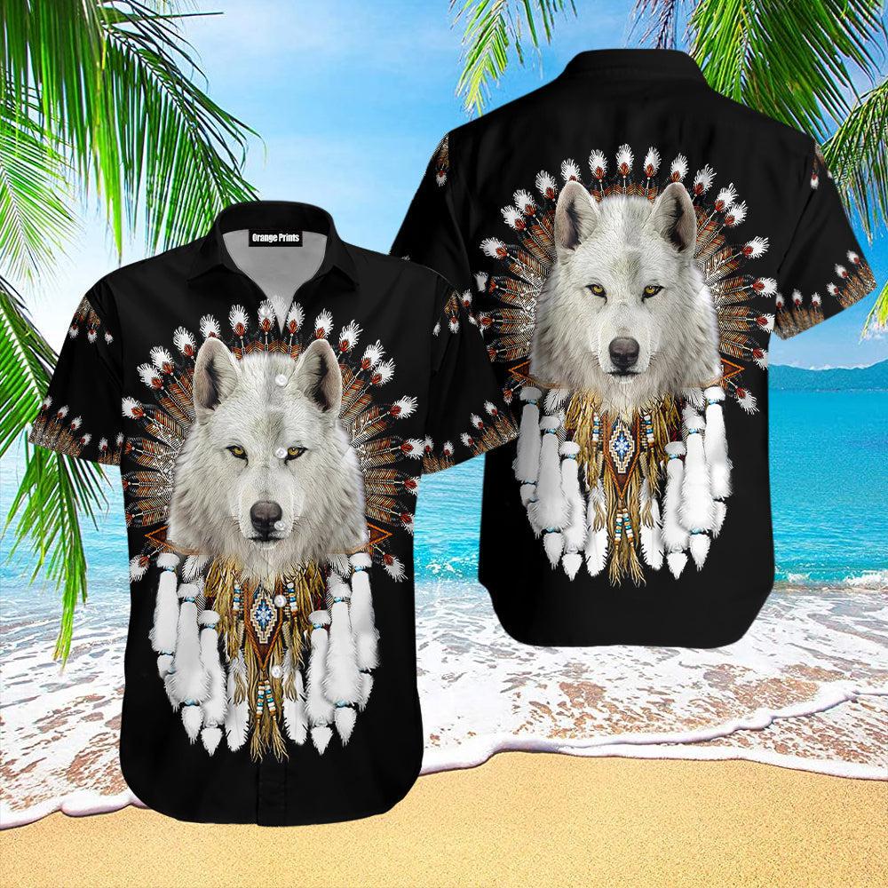 Wolf Native American Hawaii Shirt For Men Women Ha106920