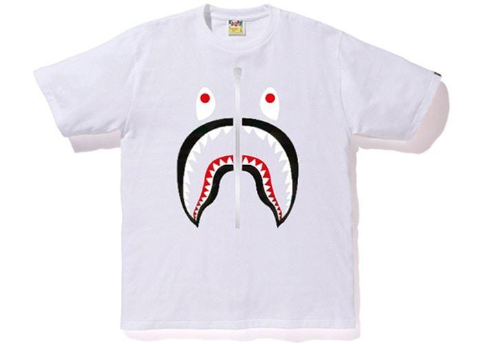 BAPE Shark Tee Tee White/Black