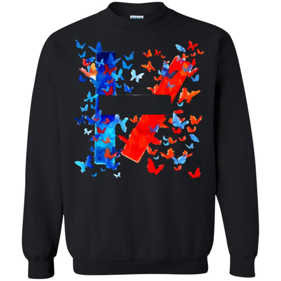 AGR Butterfly Twenty One Pilots Logo Sweatshirt