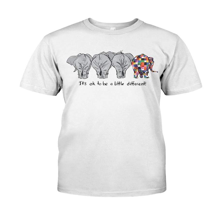 Its Ok To Be Different Elephant Limited Classic T-Shirt Guys Tee