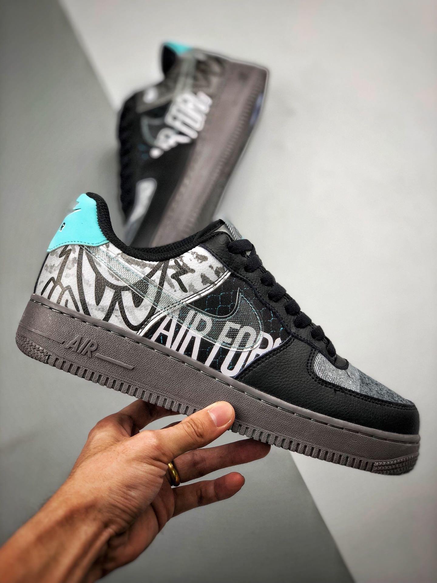 Nike Air Force 1 Low Off NoirPure PlatinumBlackGunsmoke 5340276