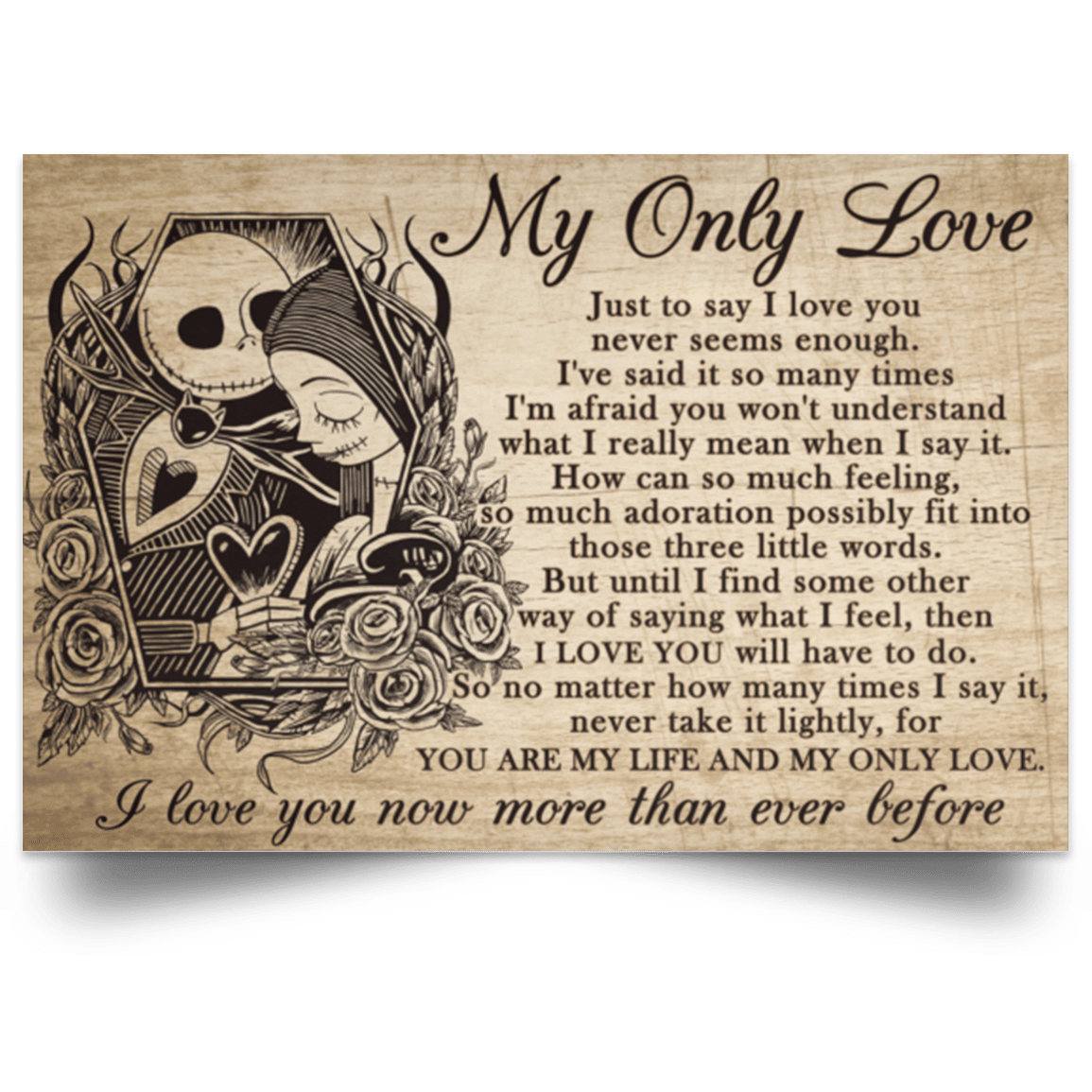 Nightmare My Only Love Poster Gg – MD – Home Decor Styles
