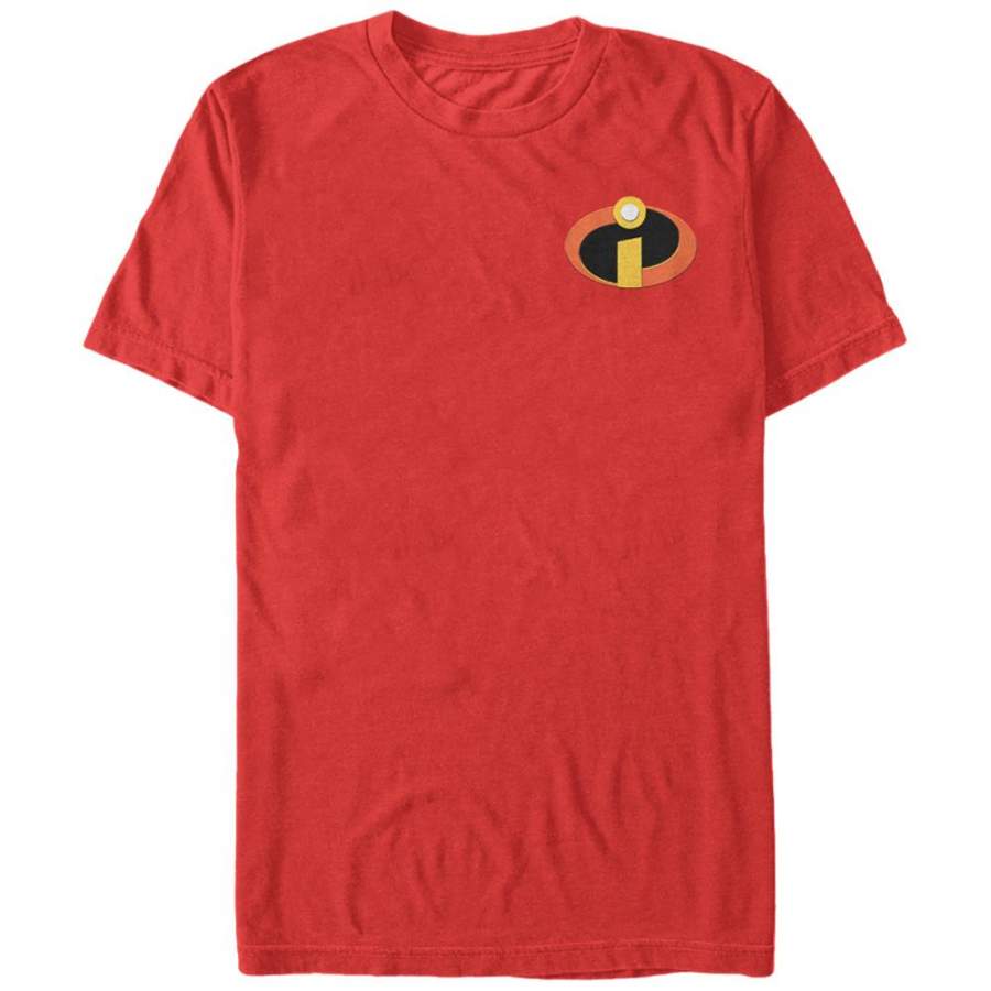 The Incredibles Men’s Mini Logo  T Shirt Red S