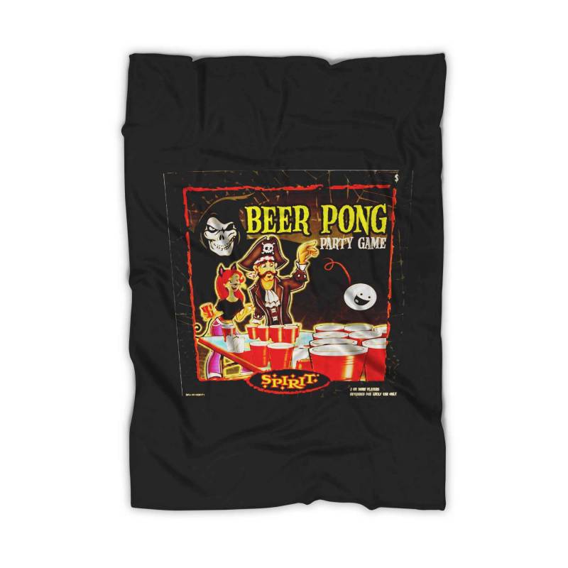 Halloween Beer Pong Party Game Blanket