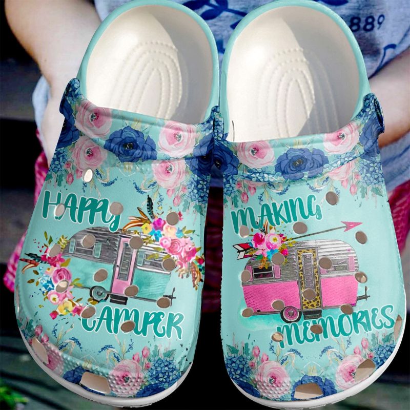 Camper Memories Shoes – Happy Gamer Making Memories Clog Gift