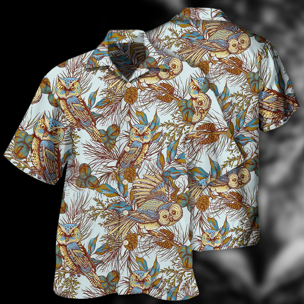 Owl Vintage Hawaii Shirt Ha15146