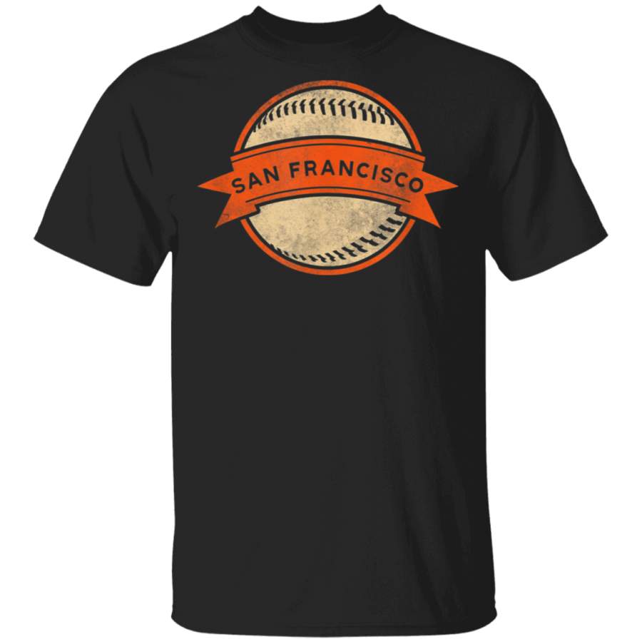 Retro San Francisco Baseball SF Home Game TShirt