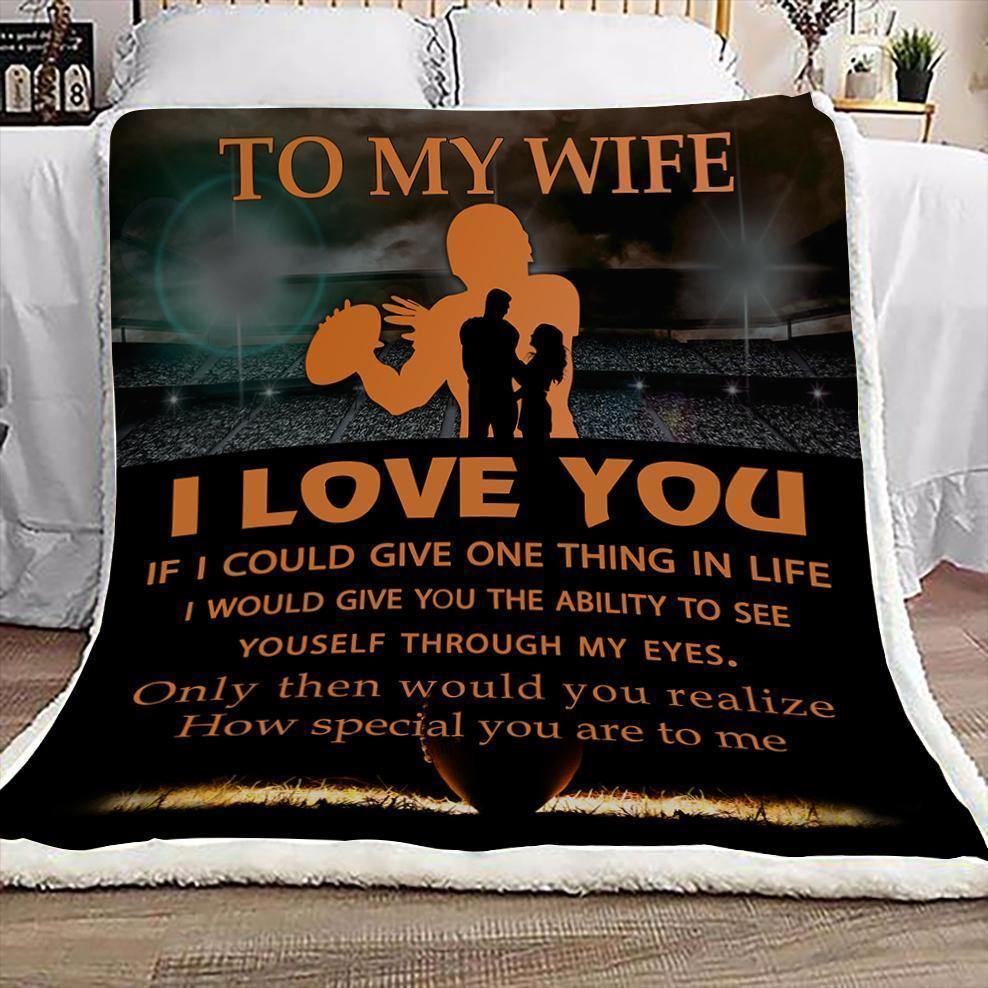 To My Wife How Special You Are To Me  – Gift For Wife, Blanket For Wife, Wifey Presents Home Decor Gift For Family – Sherpa Blanket Fleece Blanket