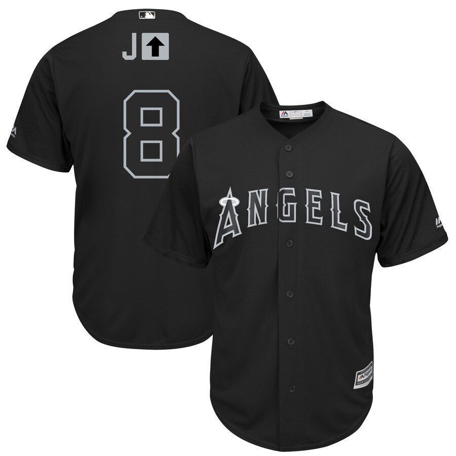 Justin Upton Los Angeles Angels Majestic 2021 Players Weekend Replica Player Jersey Jersey Black 2021