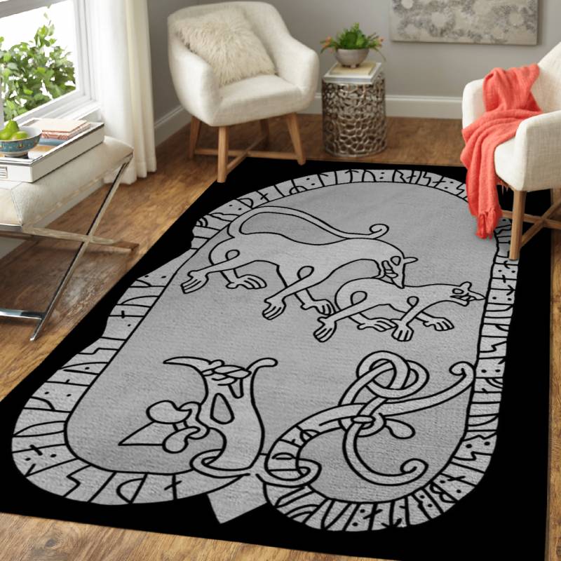 Rune Animals – Runestones Area Rug Carpet