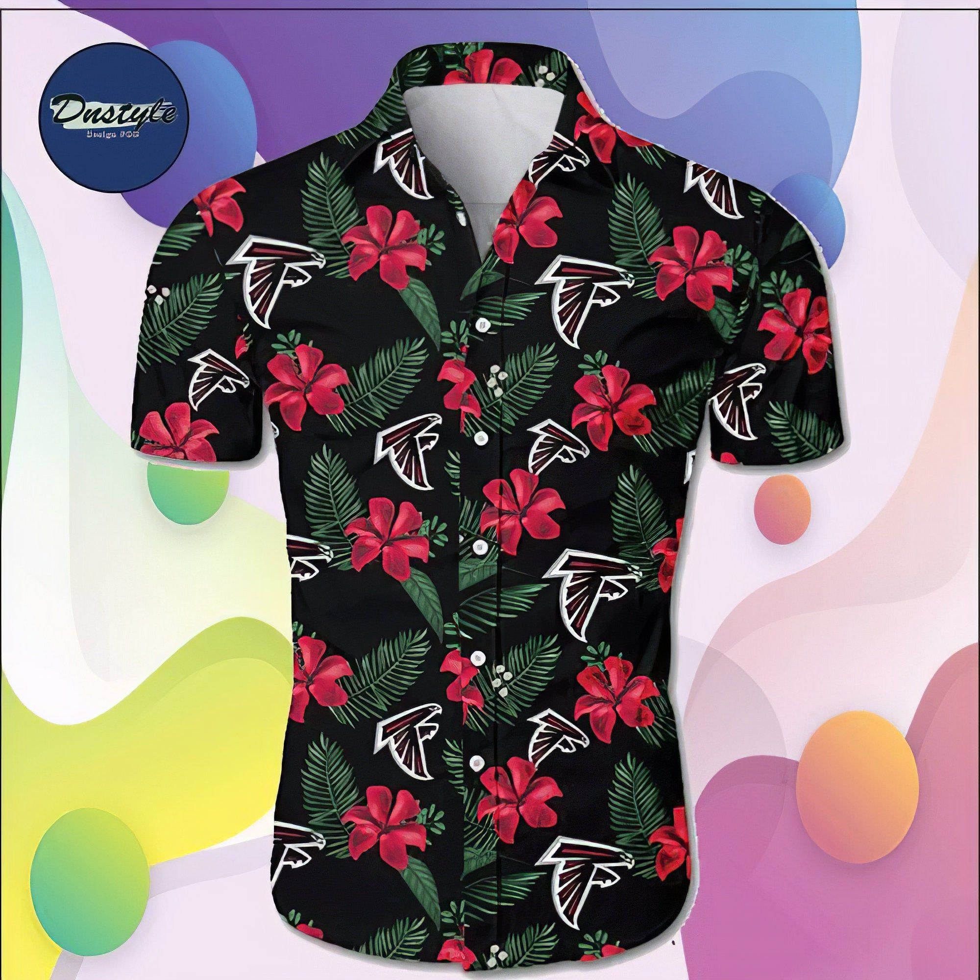 Atlanta Falcons Nfl Hawaiian Shirt ,Designed Hawaii Shirt, Beautiful Team Hawaiian Shirt, Family Gift