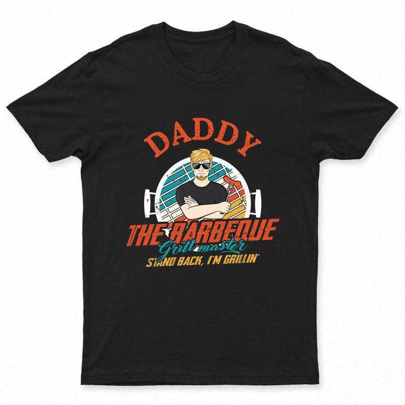 The Barbeque Grill Master Dad Grandpa – Personalized Custom T Shirt