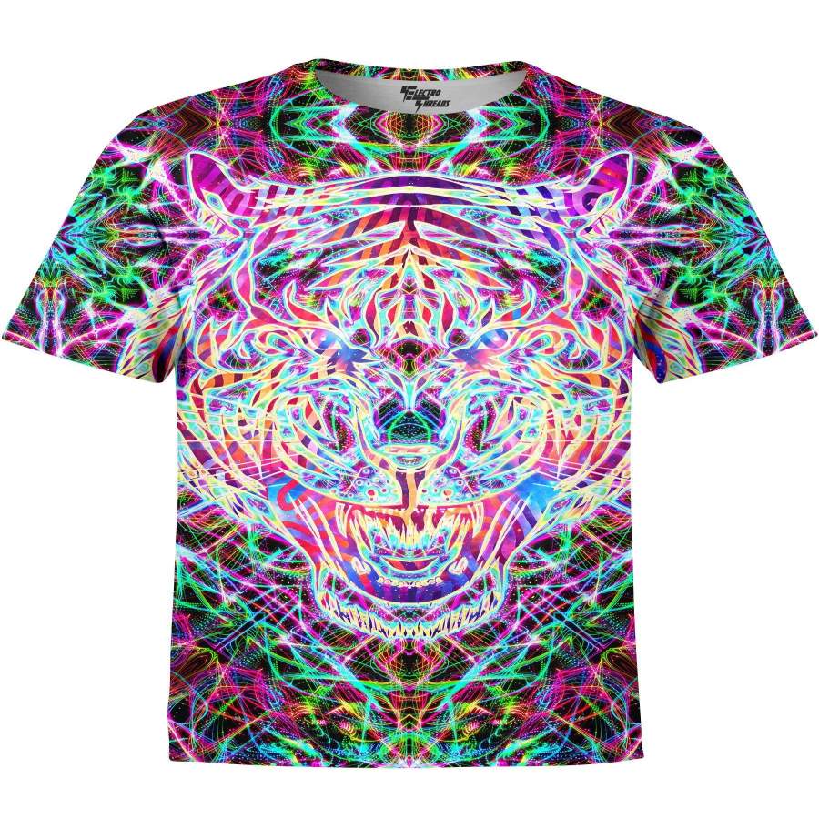 Electro Tiger  Shirt Men/Women 3D All-Over Print Tshirt