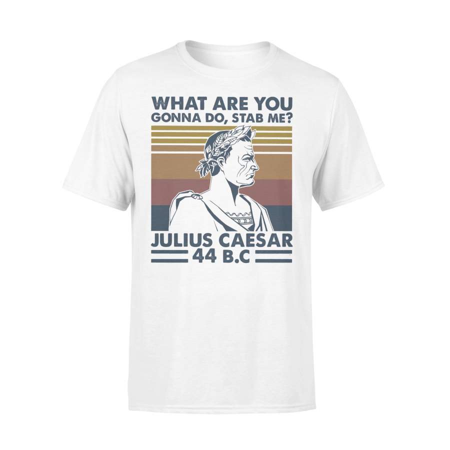 What Are You Gonna Do Stab Me Julius Caesar 44 B.c Vintage Retro T-shirt