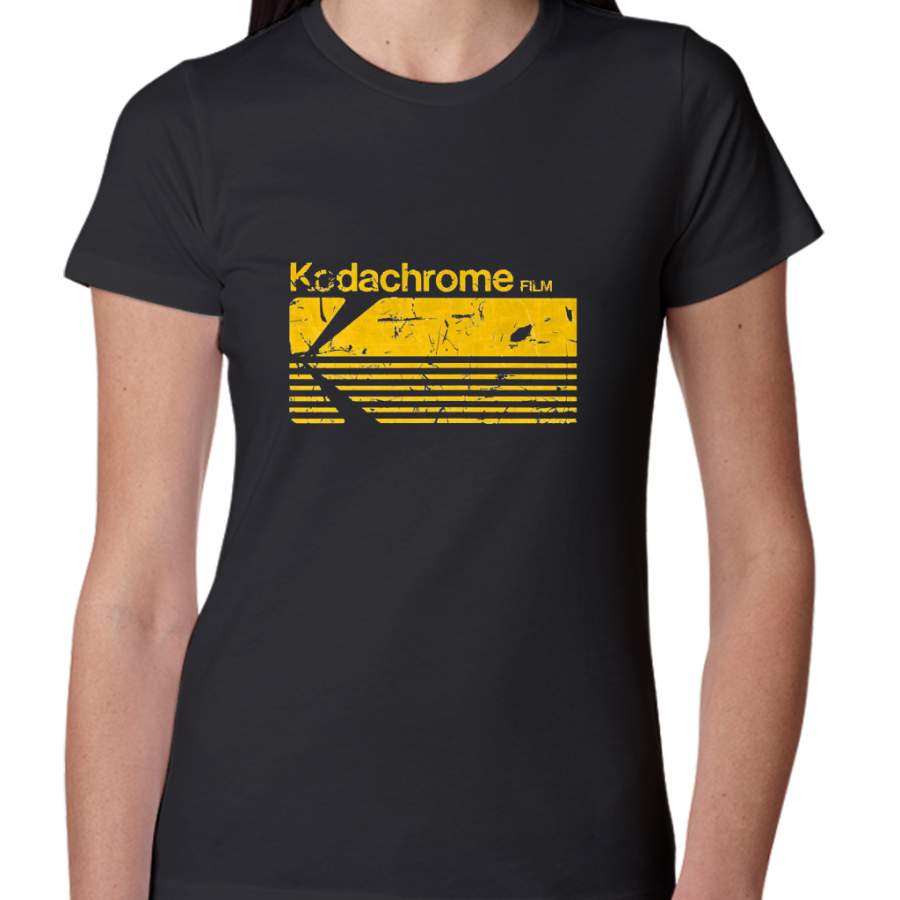 Vintage Photography: Kodak Kodachrome – Yellow Women T-Shirt