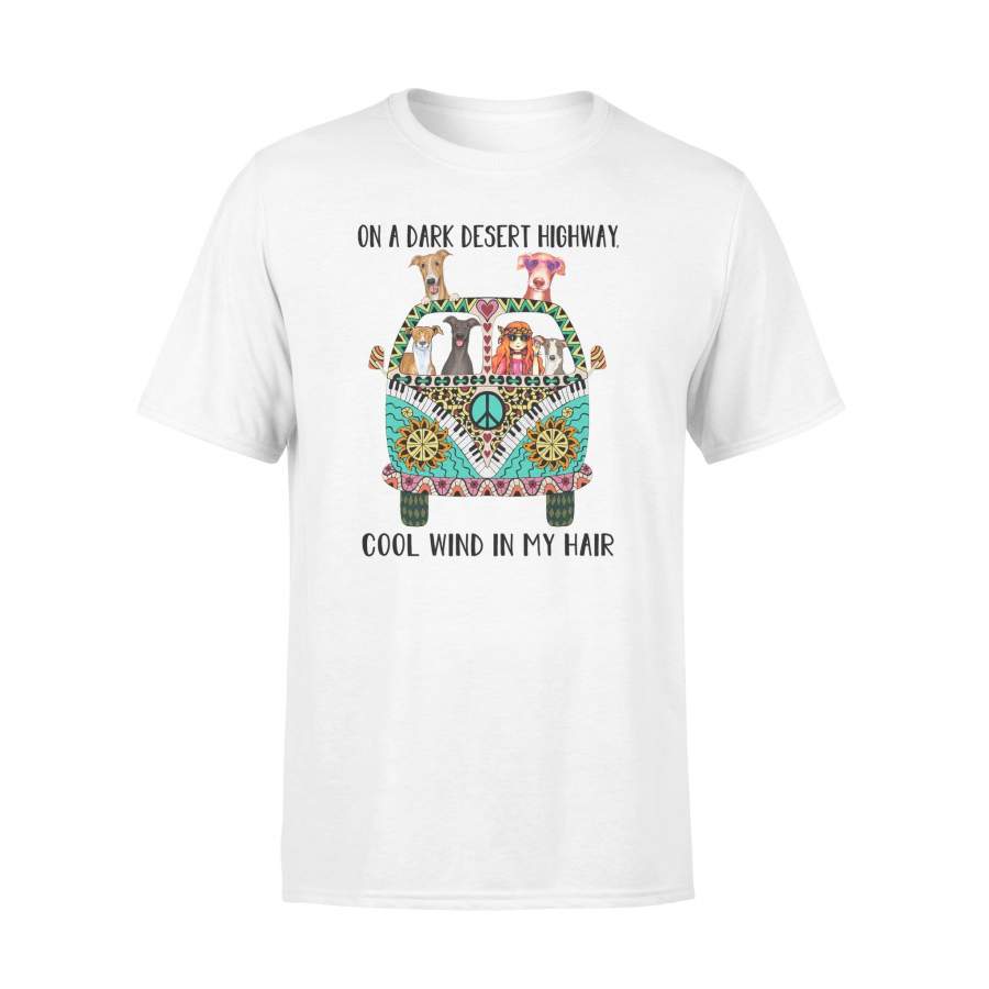 Greyhound Cool Wind Men T- shirt, Women T- shirt – Standard T-shirt