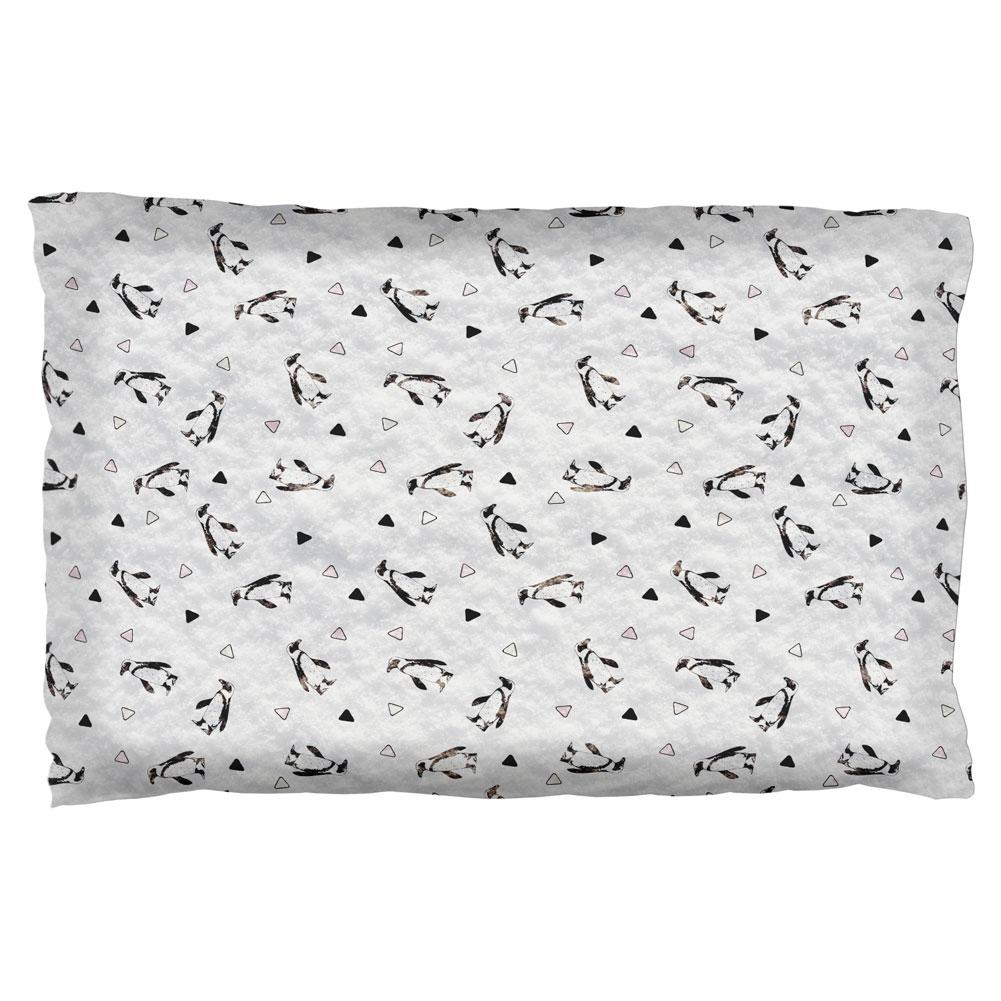 Retro Penguin Pattern Pillow Case Set Of 2