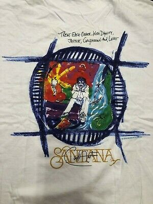 Vintage T Shirt – Hard Rock Cafe 2000  Signature Series Xvi Carlos Santana 6816