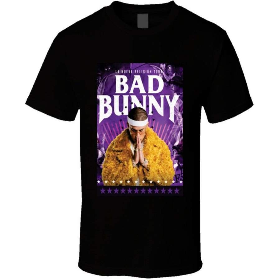 Bad Bunny Spanish Trap Regueton Reggaeton Black T Shirt