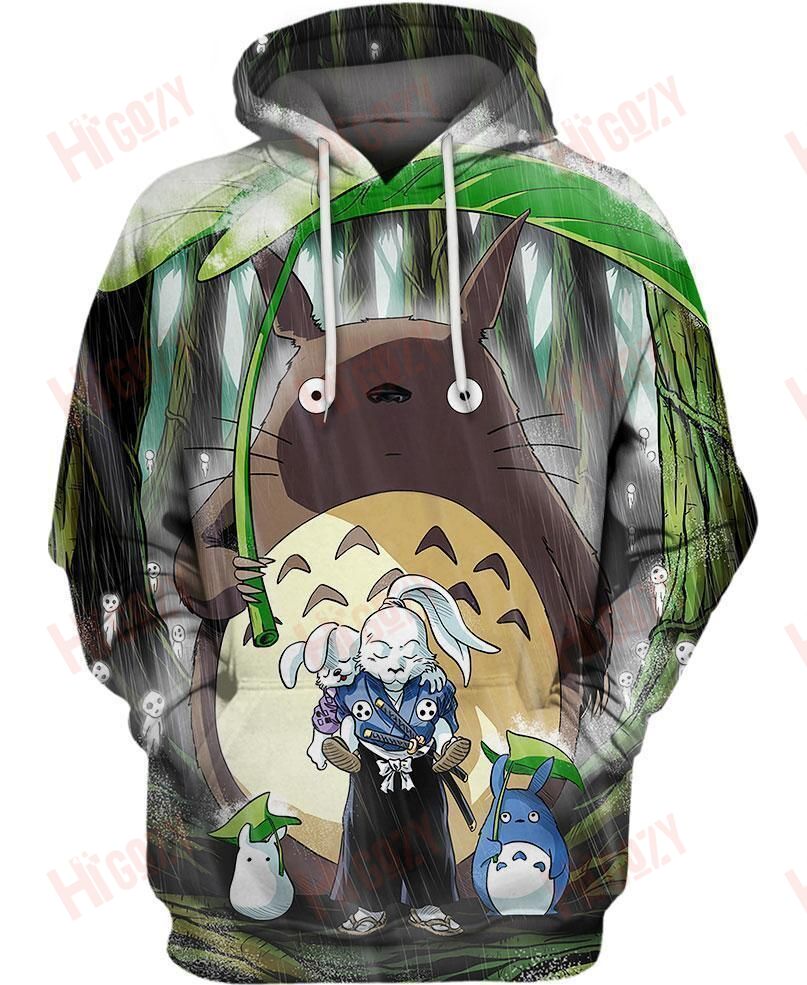 Totoro 3D Hoodies Clothing Store Zip Hoodie Cool Hoodies, All Over Printed Clothes For Women/For Men – Hb002