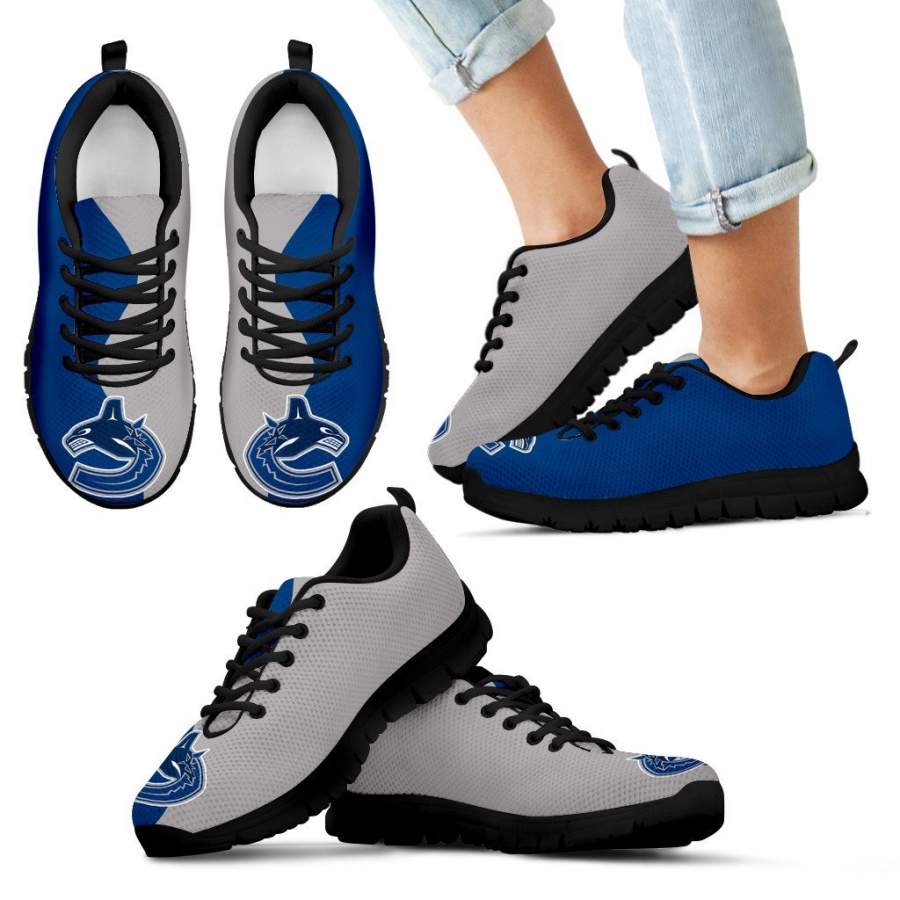 Two Colors Trending Lovely Vancouver Canucks Sneakers