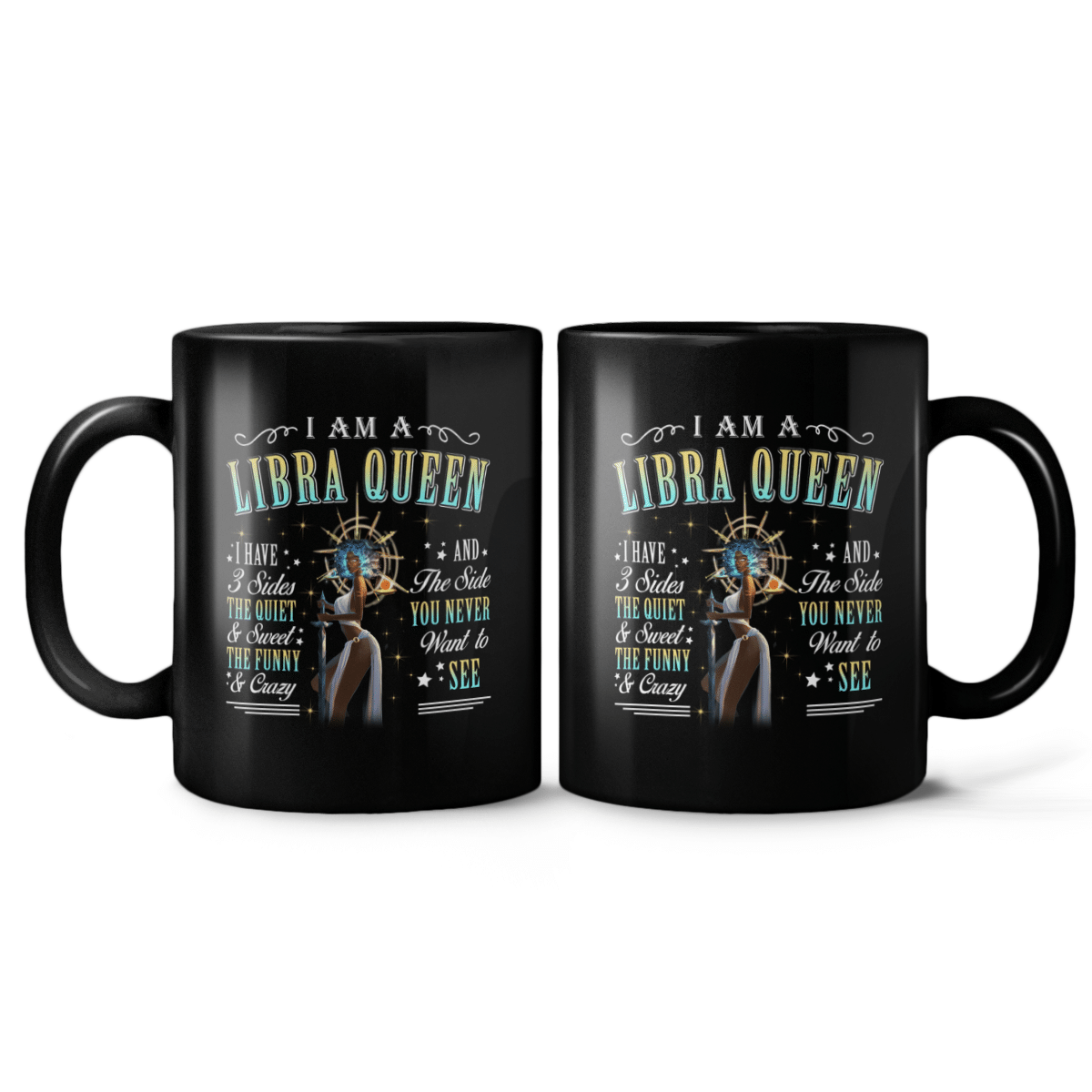 Zodiac Mug Birthday Gift For Black Girl Zodiac Mug I Am A Libra Queen Mug