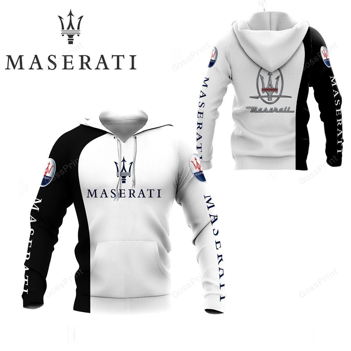 3D All Over Printed Maserati Shirts Ver 12