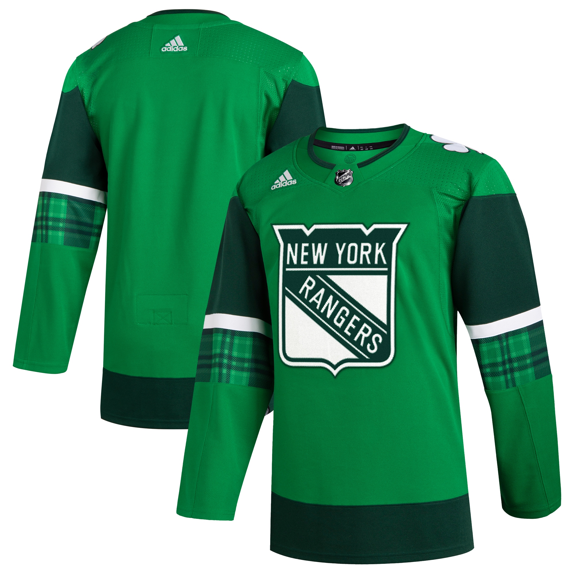 New York Rangers 2023 St. Patrick's Day Primegreen Authentic Jersey – Kelly Green