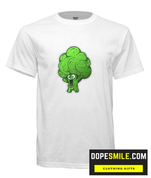 Broccoli Dude Vegan Apocalypse Funny Food cool T-Shirt