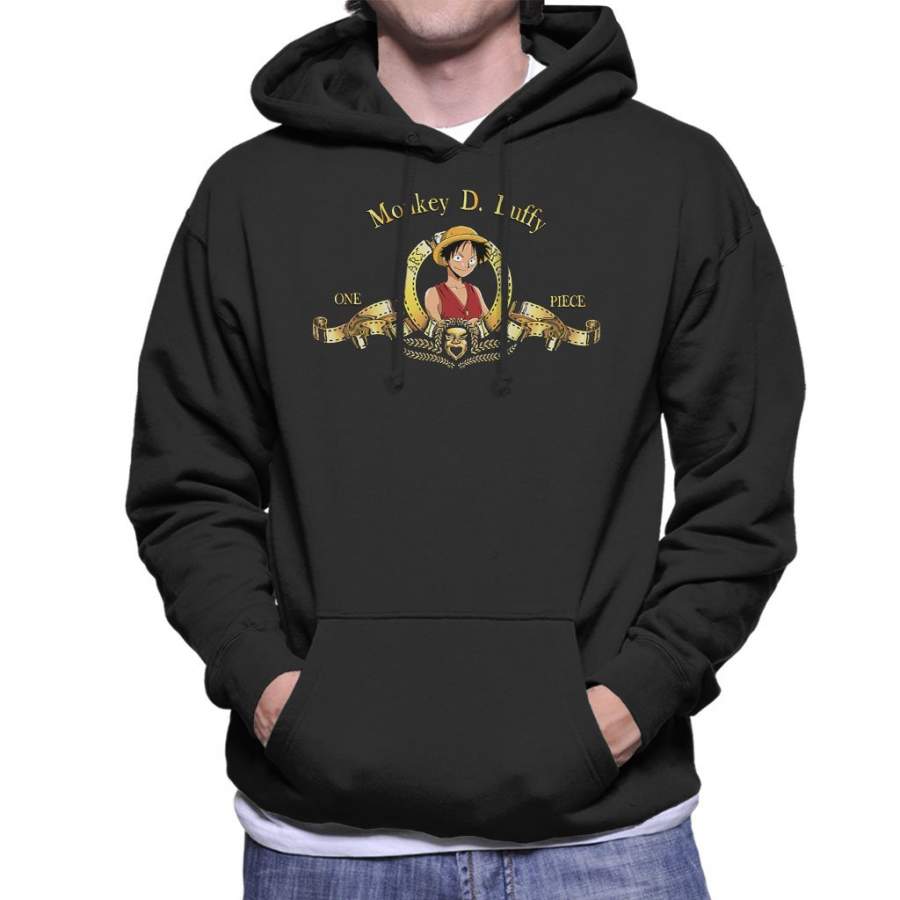 Monkey D Luffy MGM Logo One Piece Men’s Hooded Sweatshirt