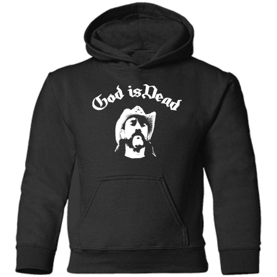 AGR Lemmy Kilmister God is Dead Toddler Pullover Hoodie