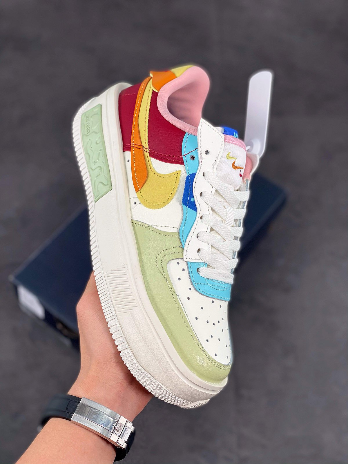 Nike Air Force 1 Fontanka SailSaturn Gold-Sunset-Pomegranate 5340609