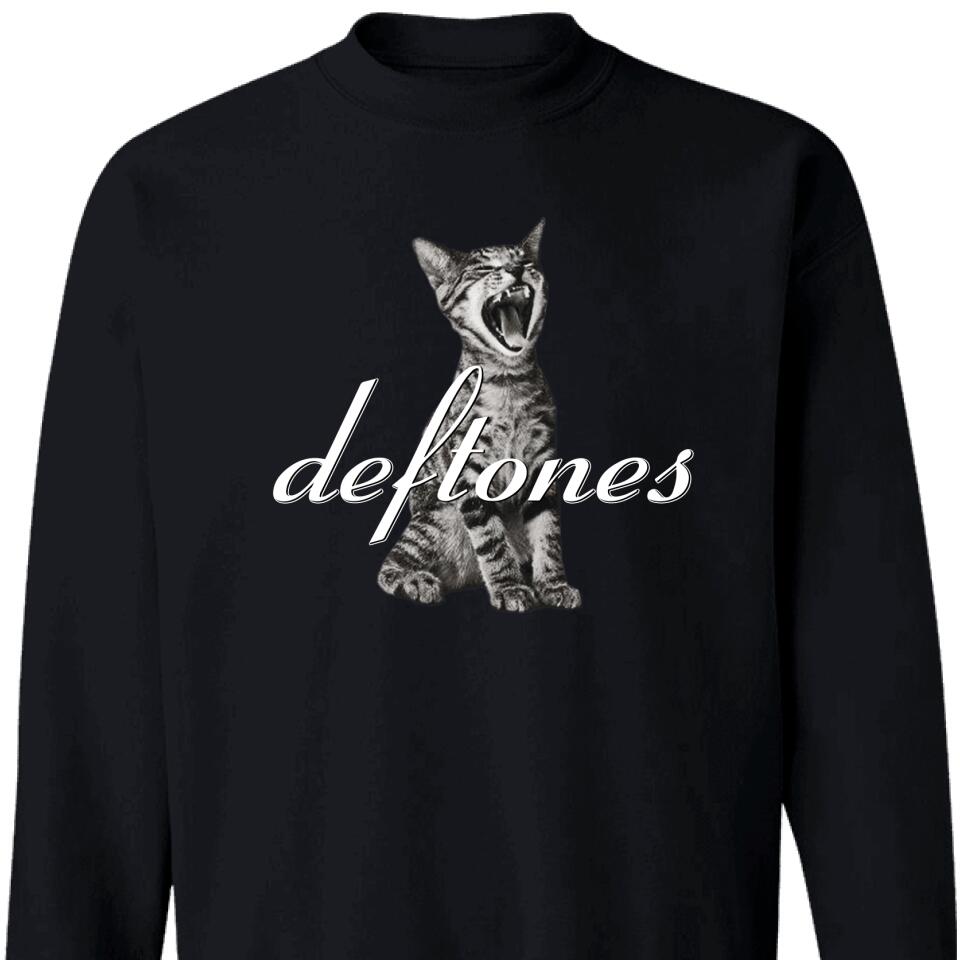 Best Gift For Cat Lover, Deftones Cat Sweatshirt – Trending Personalized