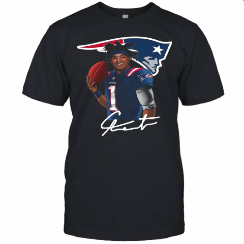 New England Patriots Cam Newton Signature Unisex Jersey Tee