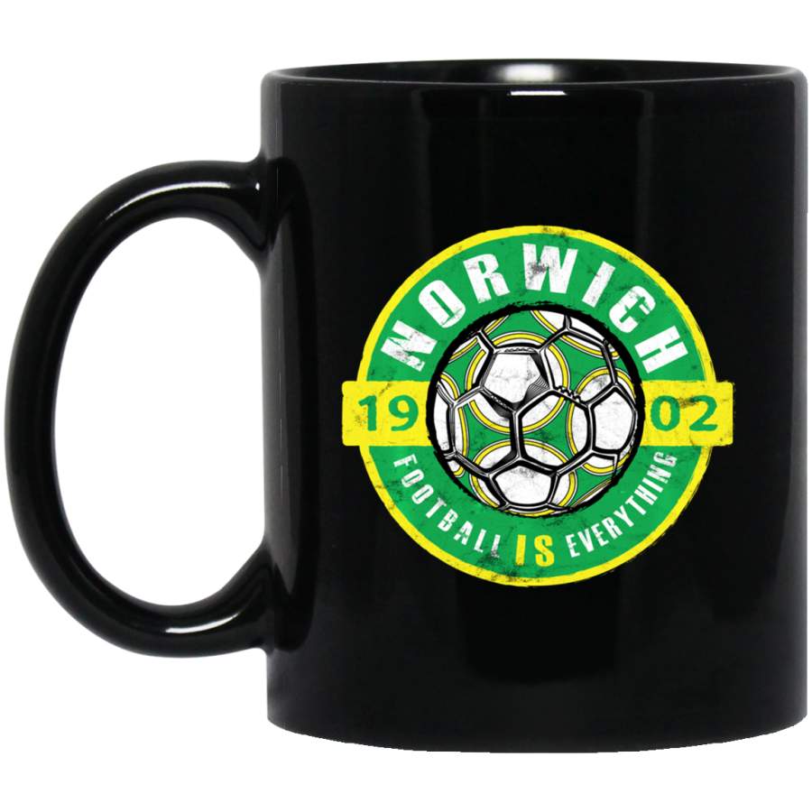 Football Is Everything – City Of Norwich Vintage Coffee Mug