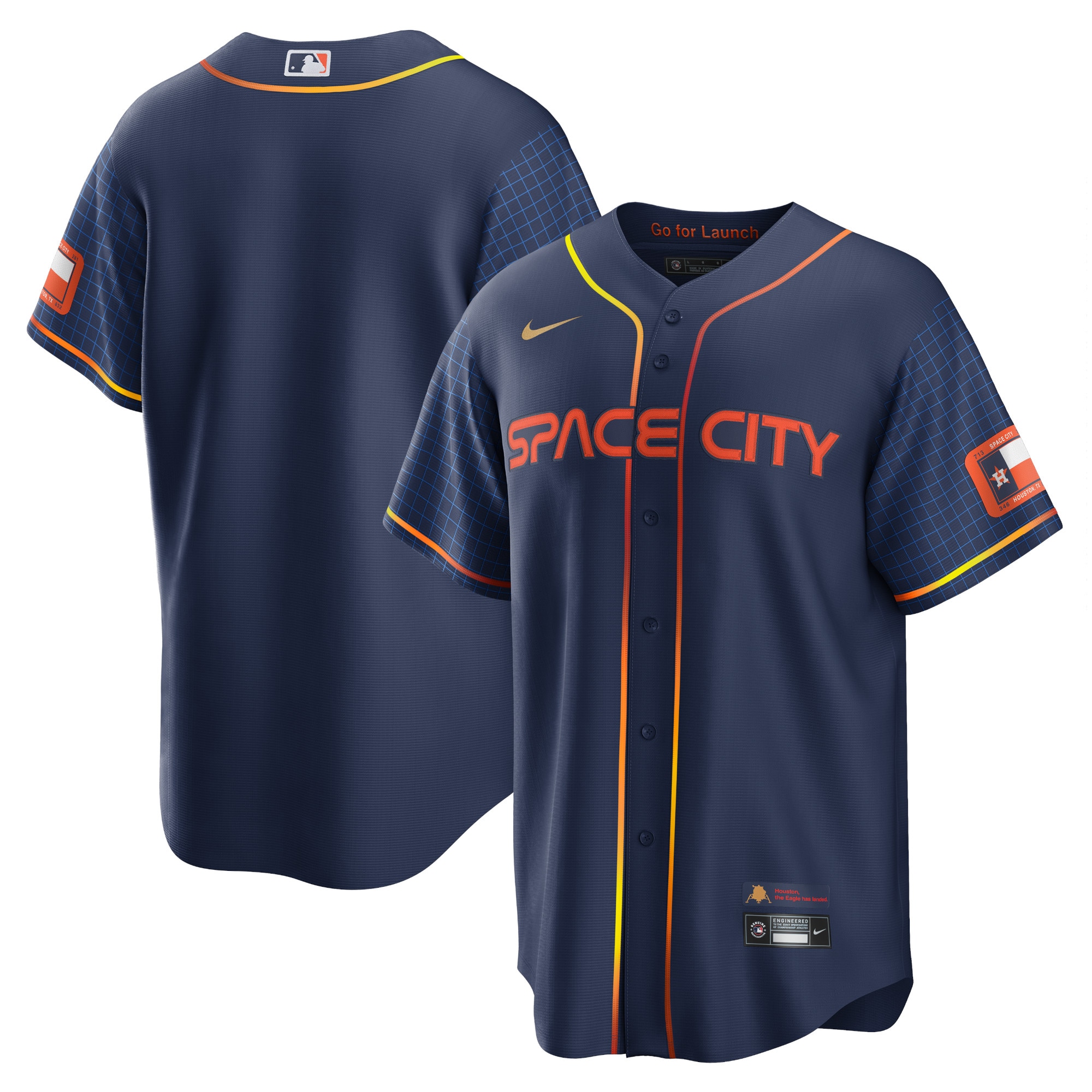 Houston Astros City Connect Replica Jersey – Navy