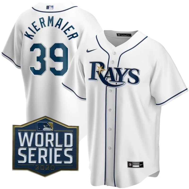 Tampa Bay Rays Kenvin Kiermaier #39 2020 MLB White Jersey