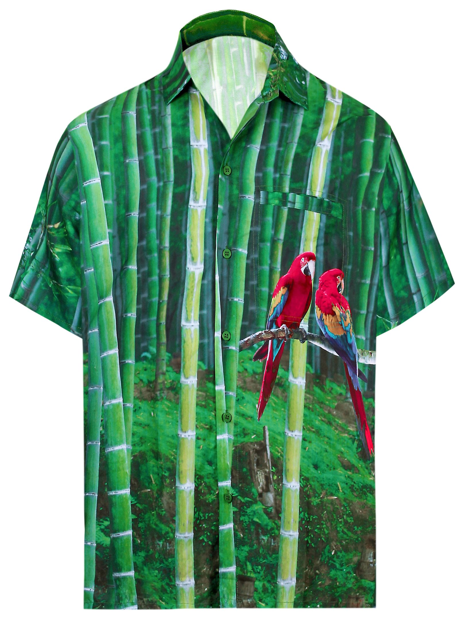 Parrot Green Amazing Design Hawaii Shirt Ha107380