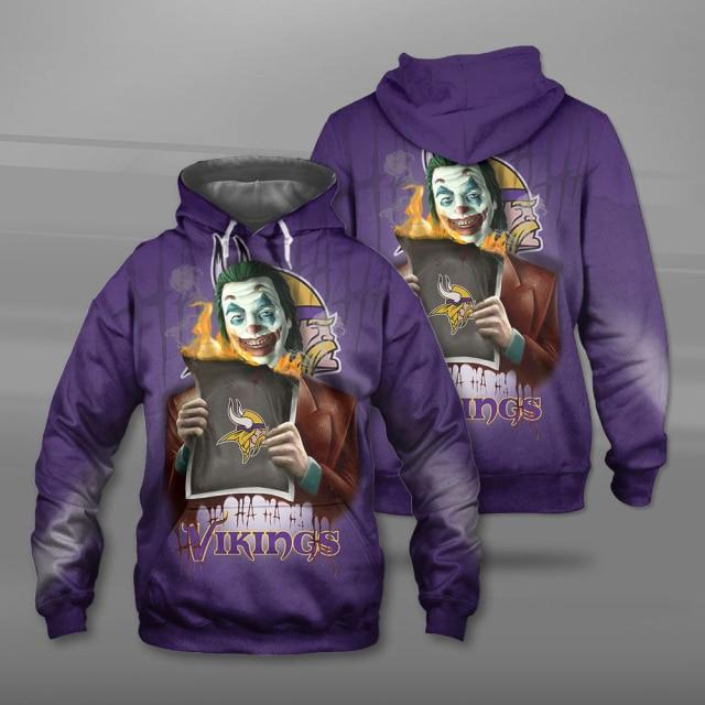 Minnesota Vikings Joker Hoodie