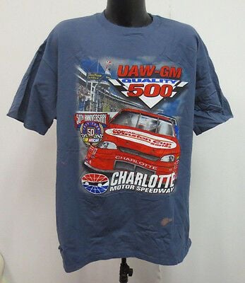 Charlotte Motor Speedway 2 Shirt Vintage Retro Vtg Nascar Printed S Chase 2844