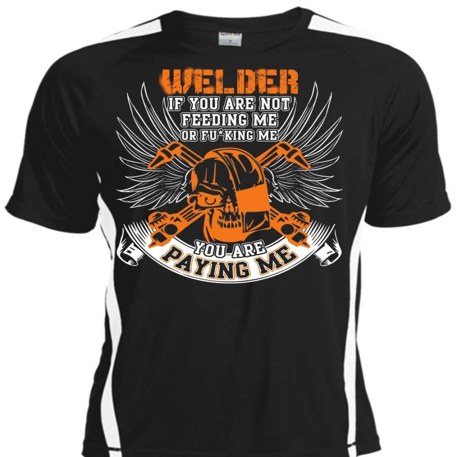 You Are Paying Me T Shirt, Being A Welder T Shirt, Cool Shirt