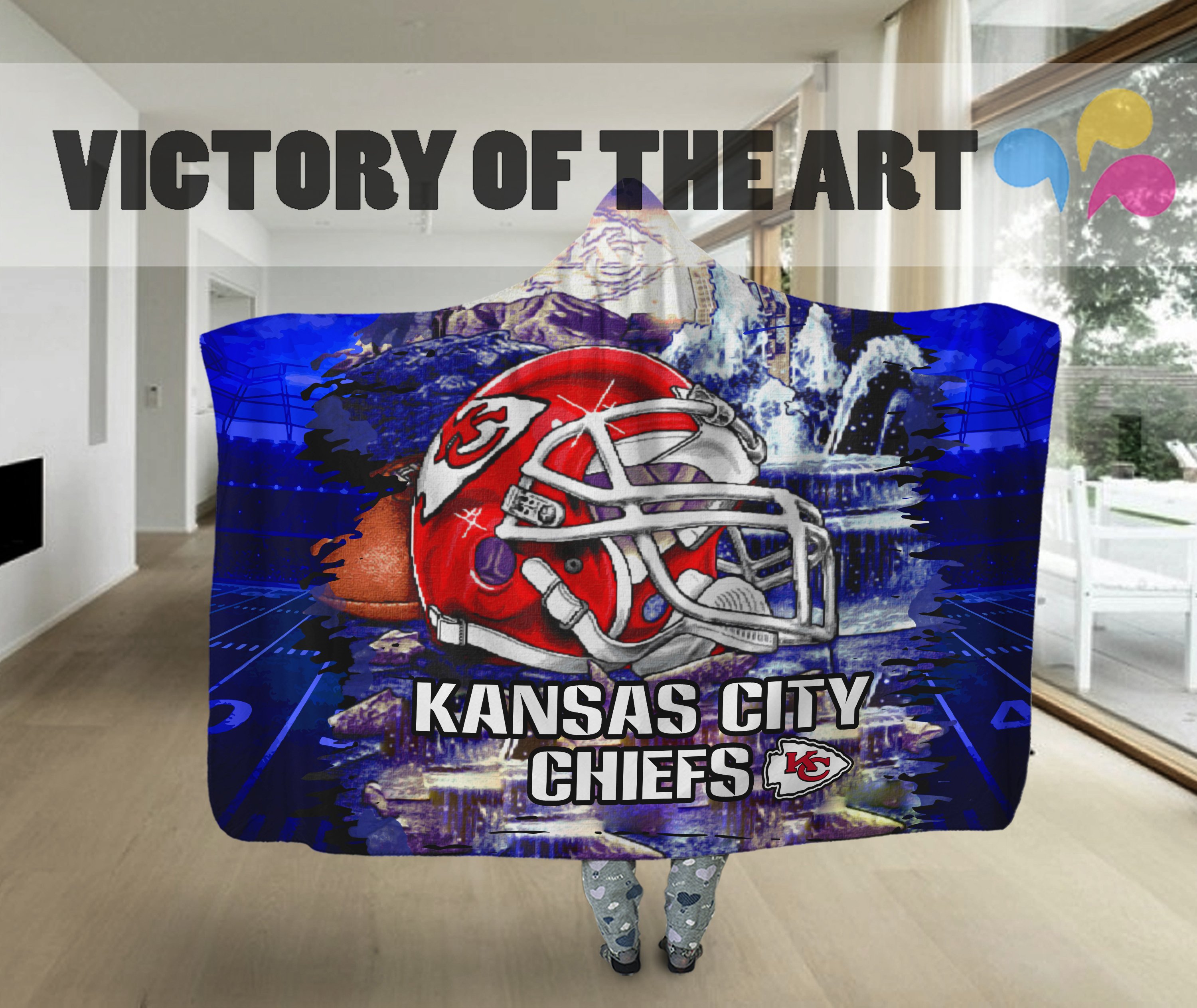 Special Edition Kansas City Chiefs Home Field Advantage Hooded Blanket