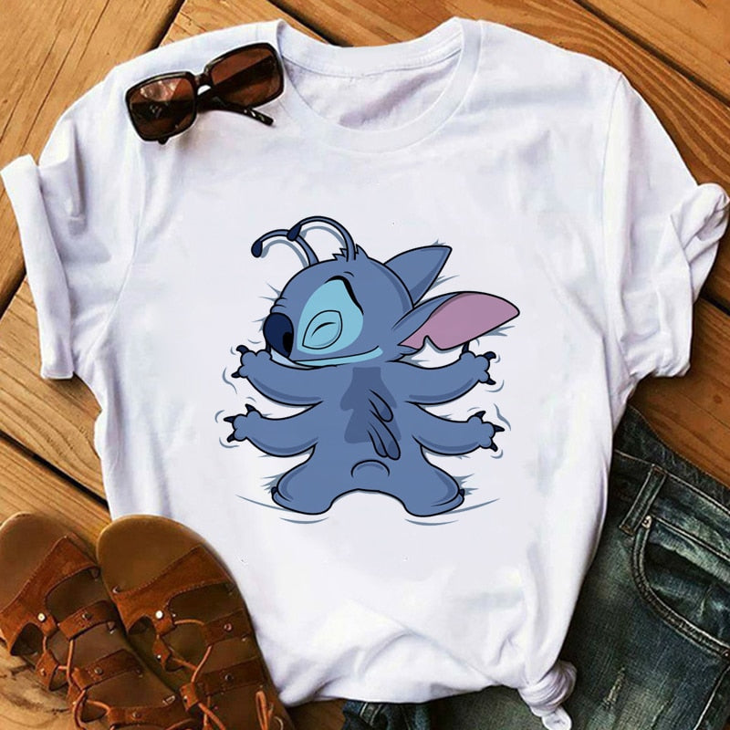 Lilo Stitch Harajuku Kawaii Tshirts