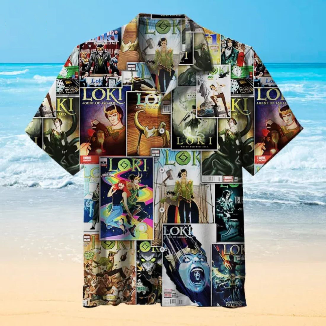 Loki Comics Cover All Over Print Hawaii Shirt Ha101944