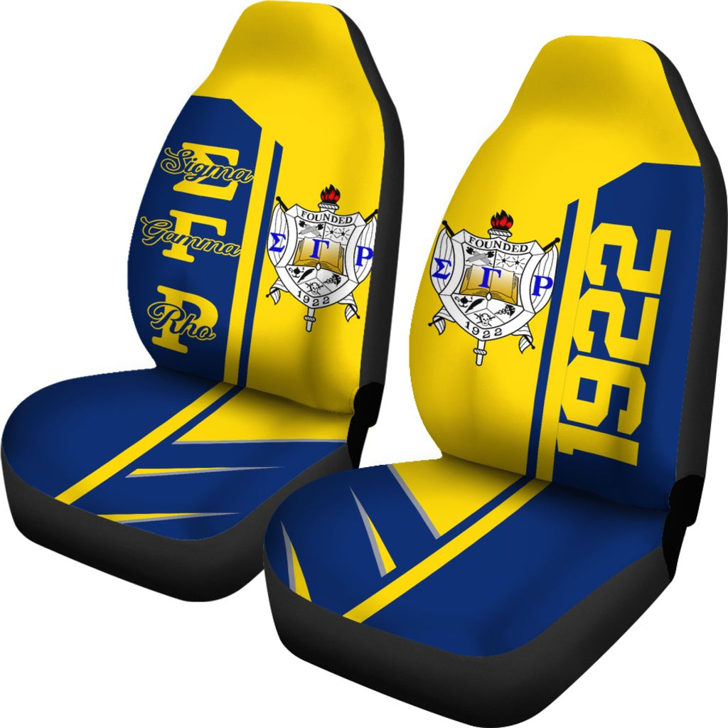 Sorority Car Seat Cover – Sigma Gamma Rho Car Seat Cover Sgr Half Concept (Set Of 2)