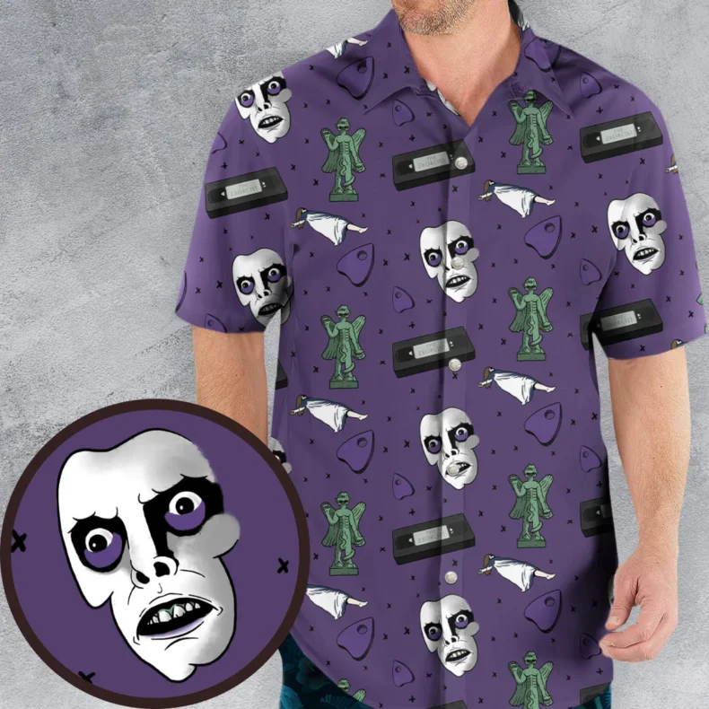 Captain Howdy The Exorcist Pattern Hawaiian Shirt