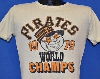 70s Pittsburgh Pirates 1979 World Series Champs Baseball T-shirt 7293