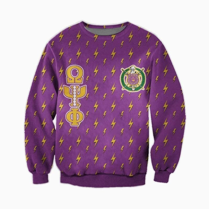 Fraternity Sweatshirt – Thunder Omega Psi Phi Hand Sign Sweatshirt