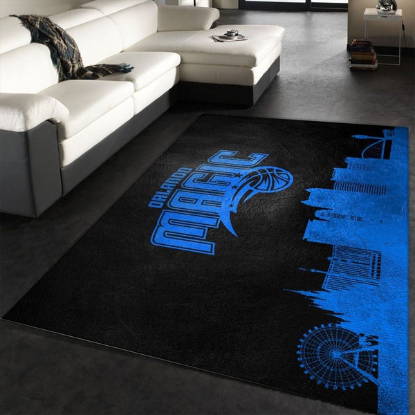 Orlando Magic Skyline Area Rug, Bedroom, Home US Decor