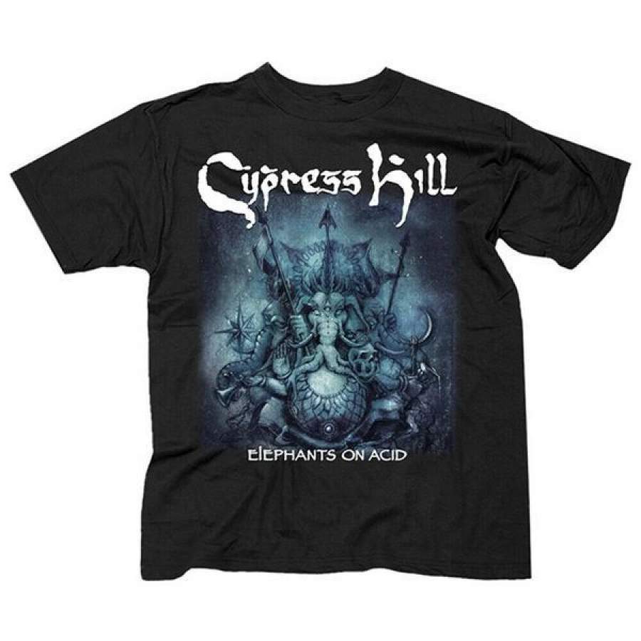 Authentic Cypress Hill Elephants on Acid Album Cover Slim Fit T-Shirt